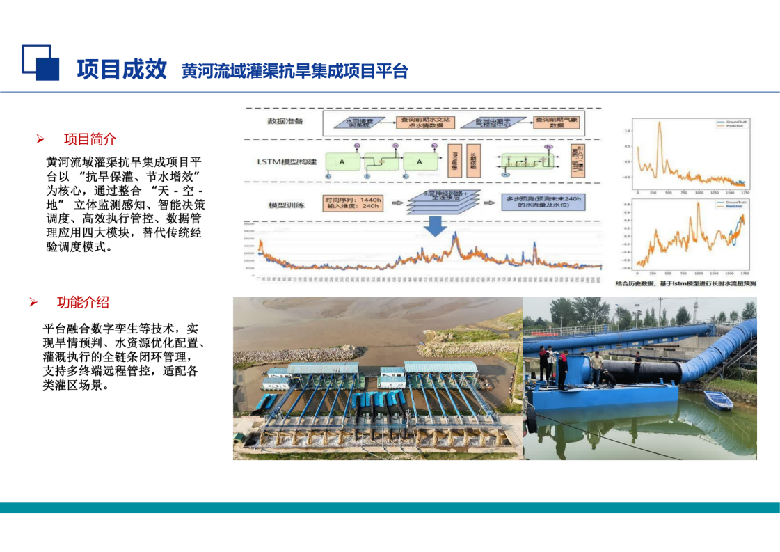 黄河流域灌渠抗旱集成项目平台